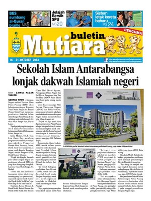 cover image of Buletin Mutiara 16-31 Oct 2013